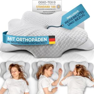 Glückstoff® Orthopädisches Kissen Doktor Schnarch